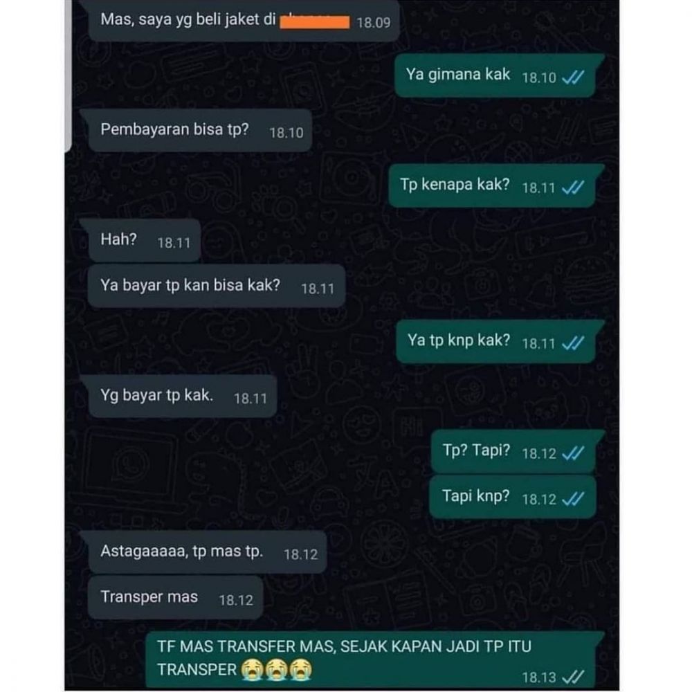 Deretan Chat minta tolong ini endingnya jadi gak nyambung dan bikin gregetan